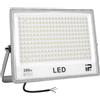CREATESTAR Faretto LED da Esterno 200W, 20000LM 6500K Luce Bianca Fredda, IP66 Impermeabile, Faro LED Regolabile a 180° per Giardini, Terrazze, Garage e Sicurezza, Risparmio Energetico faretti led