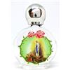 GTBITALY maria apparizione madre maria di lourdes bottiglia bottiglietta in vetro con tappo argento per acqua santa con stampa uv ultra violetti