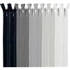 MARARDI [Pack 10] Cerniere Invisibili [Grigi] Nylon [30 cm] Chiusure Lampo per Cucito e Artigianato per Stoffa Vestiti Borse per Cucire a Macchina Tessuto di Cotone con Chiusura in Metallo
