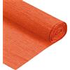 QUARKZMAN 2pz Rotolo di Carta Crespa 210cm Lunghezza 50cm Larghezza per Cerimonia Nozze Varie Grandi Feste Decorazione, Arancione Rosso