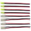 Nuofan 4Pairs Tamiya Mini Tamiya Plug Maschio Femmina Connettore Cavo Adattatore 14awg 15cm per RC Car Lipo Batteria Carica