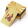 AKJAXQU 1 Pack Oro Carte da Poker Professionali, Mazzo di Carte, Carte Poker Diamante per Blackjack Texas Canasta Bridge Giochi di Carte per Adulti
