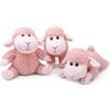 lilizzhoumax Peluche Pecora 3 Pezzi, Carino animale Pecora Peluche, Bianco giocattolo Peluche Pecora, morbido Bambole Animali Selvatici, Regalo per Bambini e Amici