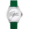 Lacoste Orologio Analogico al Quarzo da Uomo Collezione LE CROC con Cinturino in Silicone Verde - 2011157