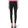 HUE Women's Essential Denim Skimmer Leggings, Black, Large
