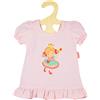 Heless 2565 - Camicia da Notte per Bambole Princess Emily, in Rosa con Motivo principesco, per Bambole e Peluche di Dimensioni 35-45 cm