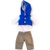 Miniland Set Primavera Gilet Blu per Bambola 32 cm