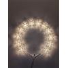 OVUNQUE PROTEGGIMI Aureola Luminosa elettrica Diametro 20 cm Coroncina Luminosa per Statue, Stellario Statua Luminoso per Madonna, Gesù, Santi, Sante e Statue sacre