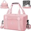 CS COSDDI Progettata per Ryanair Cabin Bag 40 x 20 x 25 cm, borsa da viaggio espandibile per Easyjet Cabin Bag con custodia trolley, borsa da viaggio per fine settimana, borsa da notte per donne e