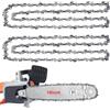 CKANDAY Confezione da 2 catene per motosega per barra da 40 cm, 3/8 LP 0,1 cm, 57 maglie, catena a basso contraccolpo, catena di ricambio compatibile per Titan, Black&Decker e altri (91PJ057X)