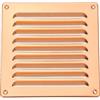 PATIKIL Copertura di Ventola in Alluminio 8X8 Pollici, Griglia di Aria a Schermo Copertura di Ventilazione Griglia a Persiana Hvac per Casa Cucina Camino Bagno Parete Soffitto, Marrone