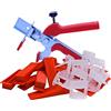 BH BAUHANDEL24 Bauhandel24 set utensili posa piastrelle 2 mm 201 pezzi cunei per piastrelle livellatori per piastrelle distanziatori per piastrelle distanziatore posa professionale pareti pavimenti con pinza