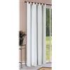 Gardinenbox Tenda Opaca, Tinta Unita, con Passanti, Realizzata in Raso e Microfibra, cod. prod. 20400, Crema, 245 x 140 cm