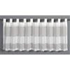 Gardinia Sehlbach Tenda bistrot a righe in jacquard, Beige, 140 x 45 cm, Eleganza classica, Tocco moderno, Opaca, Traslucida, Montaggio semplice