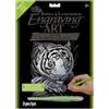 Royal & Langnickel Foglia argento incisione Art Kit 8 X 10-White Tiger