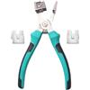 Generic Cutter a taglio ad angolo miter - taglierina a a V, forbici a strisce di precisione | Taglio a taglio ad angolo destro, pinze di tacchetta pesante a 90 gradi, strumento di taglio del bordo multi