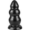 BDSMLOVE Plug anale gigante, Palline anali per uomo e donna, Plug Anale-dilatatore Donna Sex Toy Butt Plug, Sex Toys per uomini donne coppie, Plug Per Adulti Sextoy (Nero)