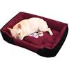PETCUTE Cuscino Cane Grandi Medio Piccolo Letto Ortopedico per Cani da Interno Divano Morbido per Gatto Cuccia per Animali Domestici Reversibile S-50×40×15CM