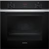 SIEMENS HB213ABS3 - Forno da Incasso, Elettrico, Grill, 71 litri, Colore Nero, Inox, Classe energetica A+