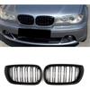 Gangying Griglia per radiatore E46 Adatta per BMW Serie 3 E46 2 Porte 318ci 325ci 330ci Coupe Cabrio 2 porte LCI Facelift Grill lucido Nero Doppio Ponte Sportivo 2003 2004 2005 2006