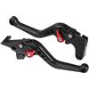 QUARKZMAN 1 Coppia Di Leve Freno Frizione Per Yamaha FZ6 Fazer | Materiale: Lega Di Alluminio CNC. Colore: Nero. Funzione: Piegatura Automatica. Per Yamaha FZ1 Fazer 06-13.