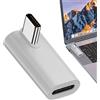 Obesntln Adattatore USB C ad angolo retto - Adattatore per caricabatterie rapido con trasferimento dati PD 140 W 40 Gbps | Adattatore verticale da maschio a femmina USB C 4.0 da 8K 60Hz per telefoni tablet