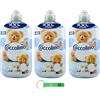 Beni Culinari 3 ammorbidenti Coccolino Fresh XXL selvaggio delicato e morbido - nuvola di cotone, ammorbidente concentrato, 76 lavaggi, 1750 ml + portachiavi Beni Culinari