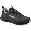 Sparco Traction, Scarpe Antinfortunistiche Unisex-Adulto, Nero/Silver, 42 EU