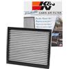 K&N Filtro Abitacolo (2 pezzi) compatibile con Jeep Wrangler 2.8, 3.6, 3.8 2011-2017 (VF1010)
