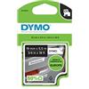 DYMO D1 Etichette Permanenti in Poliestere | Rotolo da 19 mm x 5.5 m | stampa Verde su nero | etichette autoadesive per etichettatrice LabelManager