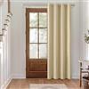MIULEE Tende Oscuranti per Interni 1 Pezzi 140x200 CM, Tenda Beige-giallo Coprente Termiche Isolanti per Interno con Anelli, Tenda Oscurante Finestra Camera da Letto Salotto
