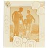 THUN - Portafoto - Accessori per la Casa - Idea Regalo - Linea Elegance - Ceramica, Telaio in Legno di Pino e Vetro - 30,4x2x35,4 cm h; Formato Foto 21,1x25,6 cm