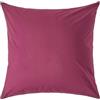 Homescapes - Federa in cotone per cuscino, 200 fili 80x80cm bordeaux
