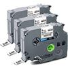 UniPlus 3x Compatibili HSe211 HSe-211 HS-211 Etichette per Brother 5,8mm Nastro Adesivo Termoretraibile con PT-E100 PT-E300 PT-E550W PT-D200 PT-D400 PT-D450 PT-P700 PT-P900W PT-P950NW Nero su Bianco
