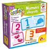 Liscianigiochi Lisciani Giochi- Carotina Quadrotte Numeri Allegrotti Gioco Educativo Prescolari, Bambini di 3-6 anni, Multicolore, 87471