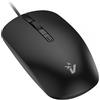 VulTech MOU-10 Mouse con filo USB Silenzioso, Switch DPI regolabile 1000-2000, 4 Pulsanti + Rotella Scroll, Ergonomico, Ultraleggero, Plug and Play per Windows, Mac OS X e Linux