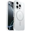 OtterBox Cover per iPhone 16 PRO React Series MagSafe, Resistente a Shock e Cadute Fino, Cover Ultrasottile, Testata a Norme Mil-Std 810G, Trasparente, Senza Retail Package
