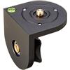 Manfrotto 553 Accessorio Staffa per Treppiede Serie 190/055 con Attacco da 3/8 con Angolazione a 90° per Fotografia, Nero Alluminio