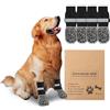 APKOL 2 Paia Calzini per Cani Antiscivolo, Doppio Lato Calzini per Cani | per pavimenti Controllo Trazione, protezione per le zampe del cane Per Prevenire il Leccamento(Nero,S)