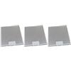 Ufixt 3 filtri antigrasso universali in metallo per cappa da cucina, 275 mm x 310 mm