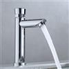 ZYWUOY Rubinetto miscelatore per lavabo da bagno, 4 stili in acciaio inox touch press rubinetti per lavabo con ritardo temporizzato per casa hotel (B)