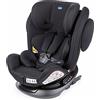 Chicco Unico Plus Seggiolino Auto 0-36 Kg Isofix Girevole A 360° E Reclinabile, Gruppo 0+/1/2/3 Da 0 A 12 Anni, Nero, 58 X 53 X 63 Cm