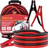 GADLANE Cavi Avviamento Auto 3M 400Amp Cavi Batteria Auto Morsetti con Codice Colore per Auto A Benzina Diesel, Furgone, Camion