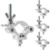 wecan Attrezzatura e accessori per l'illuminazione scenica, Morsetti a C in alluminio per ponteggi, resistenti e regolabili, 38-42 mm, per luci a testa mobile (confezione da 4)