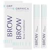ORPHICA BROW Siero per sopracciglia 2 x 4 ml per sopracciglia forti e folte - Con estratto di ortica e ginseng, peptidi - gel per accelerare la crescita