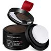 LEON MIGUEL Polvere di radice - Impermeabile Hairline Powder come perfetto correttore per capelli da attaccare, trucco invisibile per infoltire i capelli (marrone, Hairline Powder Pro)