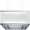 Baraldi DOMINA Cappa sospesa cm. 60motore 800 m3/hinox/vetro bianco - Garanzia Italia