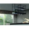 Baraldi Cappa ad Isola Mensola 01MENIS146BL90 146cm Nero 900m3/h - Garanzia Italia