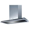 Baraldi LUMINA ISOLA Cappa isola cm. 90motore 900 m3/hinox/vetro nero - Garanzia Italia