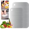Tagliere In Acciaio Inox 316 Gigante 80x58 Cm | Doppio Lato Per Pasta E Verdure